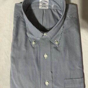 Men's Blue Striped Shirt NWT Brooks Brothers
